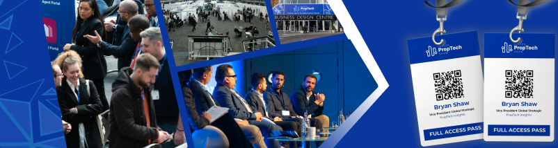 Real estate professionals at the London PropTech Show